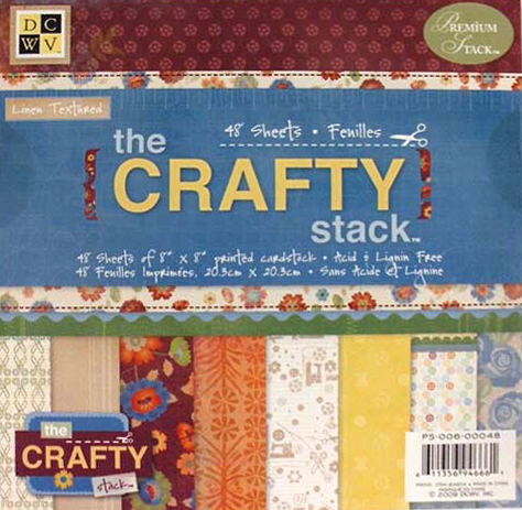 DCWV - Crafty Stack (Linen Texture Hanging) 8 X 8
