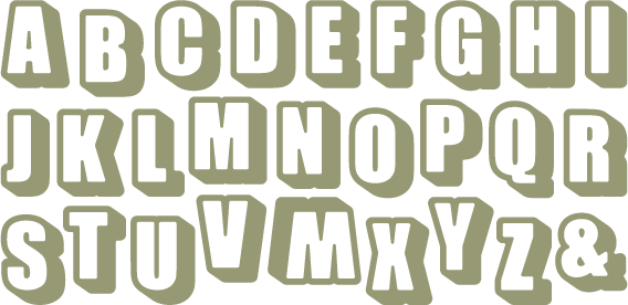 Disco Mini 4x8 Alphabet