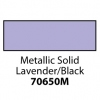 Friendly Plastic - Metallic Solid Lavender/Black