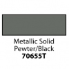 Friendly Plastic - Metallic Solid Pewter/Black