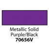 Friendly Plastic - Metallic Solid Purple/Black 