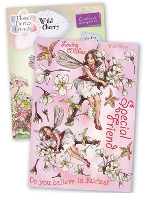 Crafter's Companion - Flower Fairies Rubber Stamp - Wild Cherry