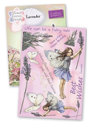 Crafter's Companion - Flower Fairies Rubber Stamp - Lavender