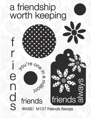 MSE Clear Stamp - Friends Always
