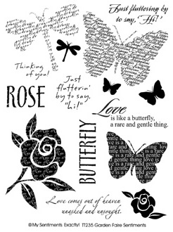 MSE Clear Stamp - Garden Faire Sentiments