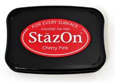 Tsukineko StazOn Ink Pad - Cherry Pink