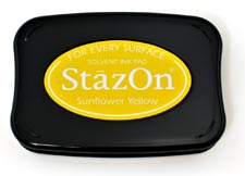 Tsukineko StazOn Ink Pad - Sunflower Yellow