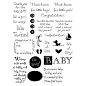 MSE Clear Stamp - Baby Sentiments