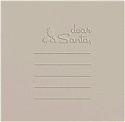 Quickutz Embossing Folder - Dear Santa