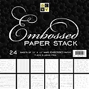 DCWV - Embossed Paper Stack 12X12