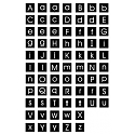 MSE Clear Stamp - Alpha Squares