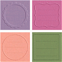 QuicKutz Embossing Folders - Journaling Shapes