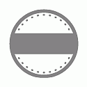 QuicKutz GooseBumpz - Passport Stamp (Circle)