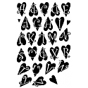 MSE Clear Stamp - Heart Initials