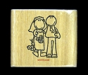 Wood-Mounted Stamp - Marriage