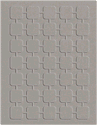 QuicKutz Embossing Folders - Retro Squares (pattern)